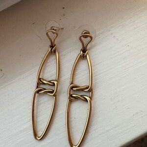 Kendra Scott Gold Linked Drop Earrings - Women Jewelry